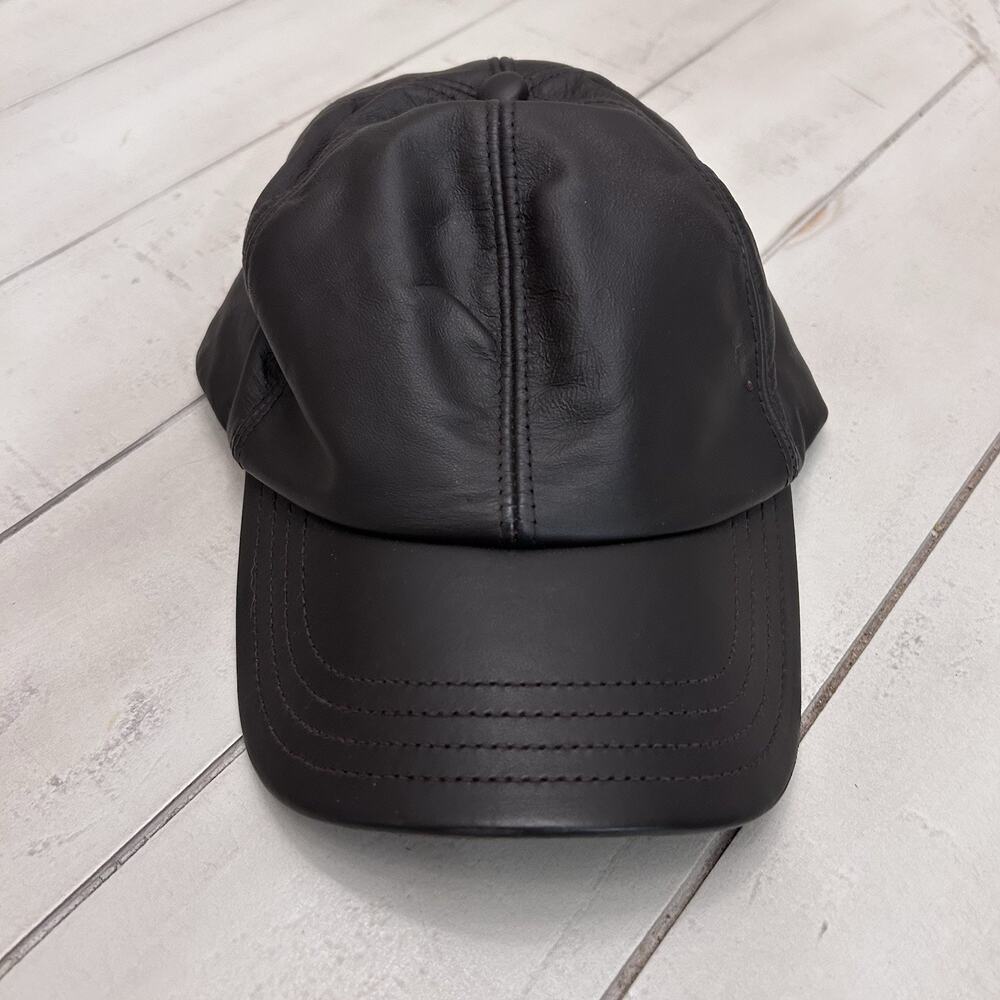 Henschel Leather Ball cap
